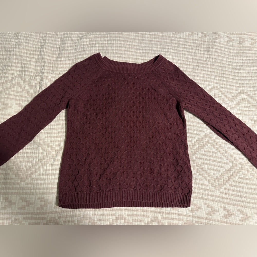 Old Navy Purple Crewneck Sweater